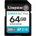 Карта пам'яті Kingston 64GB SDXC сlass 10 UHS-I U3 V30 Canvas Go Plus G4 (SDG4/64GB)