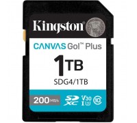 Карта пам'яті Kingston 1TB SDXC сlass 10 UHS-I U3 V30 Canvas Go Plus G4 (SDG4/1TB)