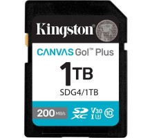 Карта пам'яті Kingston 1TB SDXC сlass 10 UHS-I U3 V30 Canvas Go Plus G4 (SDG4/1TB)