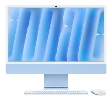 Комп'ютер Apple 24" iMac Retina 4.5K / Apple M4 (10-c/CPU, 10-c/GPU), 16, 256, Silver (MWV33UA/A)