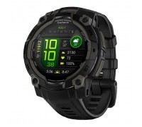 Смарт-годинник Garmin Instinct 3, 45mm, AMOLED, Black Bezel with Black Band, GPS (010-02936-00)