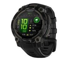 Смарт-годинник Garmin Instinct 3, 45mm, AMOLED, Black Bezel with Black Band, GPS (010-02936-00)