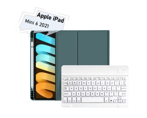 Чохол до планшета BeCover with keyboard Apple iPad Mini 6 2021 Dark Green (712987)