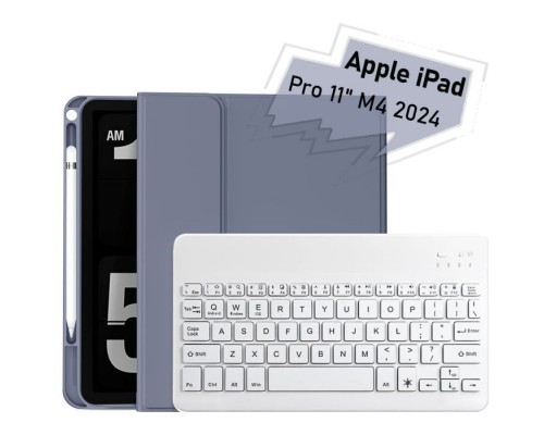 Чохол до планшета BeCover with keyboard Apple iPad Pro 11" M4 2024 Purple (713002)