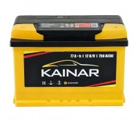Акумулятор автомобільний KAINAR STANDART 77Ah Ев (-/+) (750EN) (077 260)