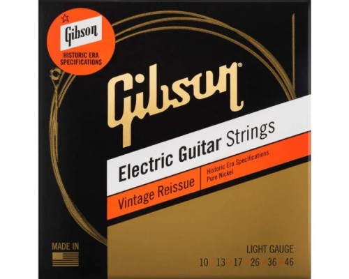 Струни для гітари Gibson SEG-HVR10 Vintage Reissue Light (10-46) (230470)
