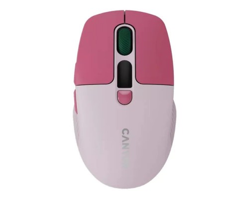 Мишка Canyon MW-26 LCD Silent Wireless/Bluetooth Pink (CNS-CMSW26P)