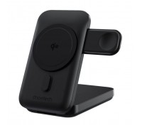 Батарея універсальна Choetech Magnetic Wireless 10000mAh 20W, PD, Qi-2 15W, USB-C, Lightning, Apple Watch charger (B750-CCBK)