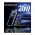 Батарея універсальна Choetech Magnetic Wireless 10000mAh 20W, PD, Qi-2 15W, USB-C, Lightning, Apple Watch charger (B750-CCBK)