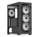 Корпус AeroCool D501A-G-BK-v2 Black (ACCM-DS01043.11)