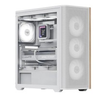 Корпус AeroCool D501A-G-WT-v2 White (ACCM-DS01043.21)