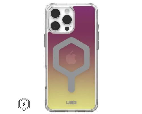 Чохол до мобільного телефона UAG iPhone 16 Pro Max Plyo Magsafe LE Maroon/Yellow Ombre (114481114780)