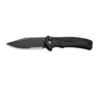 Ніж Civivi Cogent Serrated, Black G10, Darkwash (C20038E-1)