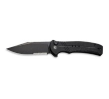 Ніж Civivi Cogent Serrated, Black G10, Darkwash (C20038E-1)