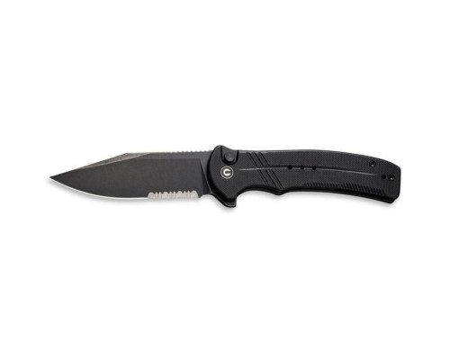Ніж Civivi Cogent Serrated, Black G10, Darkwash (C20038E-1)