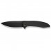 Ніж Weknife Acuminal, Black Titanium, Darkwash (WE23070-1)