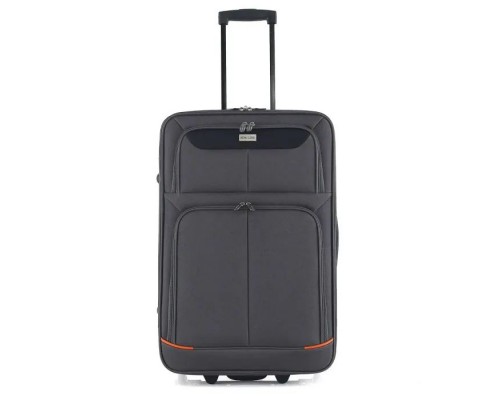 Валіза Semi Line 24" M T5754-2 Grey/Orange Lines (DAS303343)