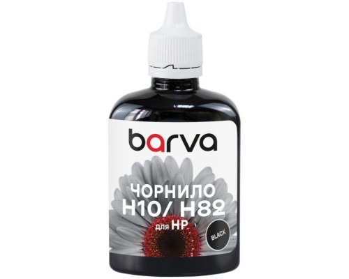 Чорнило Barva HP 10/13/82/88 100ml black, pigment (H10-667)