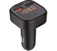 FM модулятор Armorstandart ASF1 18W QC3.0 2xUSB black (ARM82826)