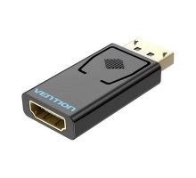 Перехідник DP Male to HDMI Female black Vention (HBKB0)