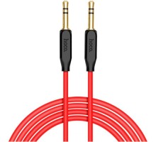 Кабель мультимедійний 3.5mm M to 3.5mm M 1.0m Black HOCO (6957531079293)