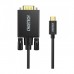 Кабель мультимедійний USB-C to VGA M 1.8m black Choetech (XCV-1801-BK)