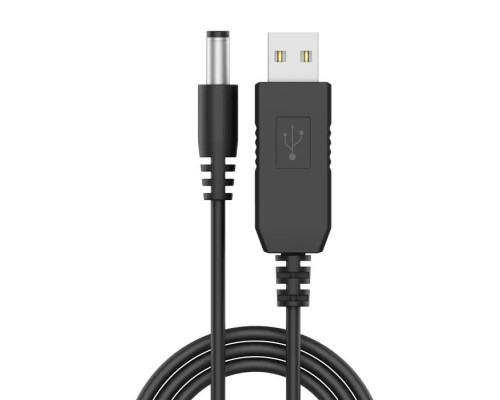 Кабель живлення USB to DC 5.5x2.1mm 9V Grand-X (RC-09B)