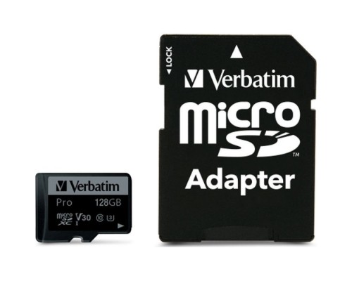 Карта пам'яті Verbatim 128GB microSDXC class 10 UHS-III PRO (47044)