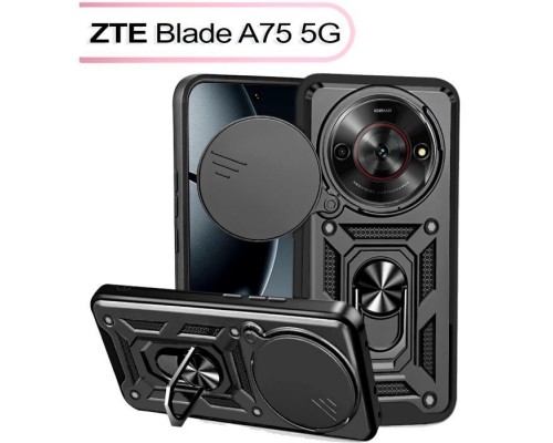 Чохол до мобільного телефона BeCover Military ZTE Blade A75 5G Black (713551)
