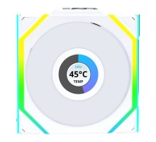 Кулер до корпусу Lian Li Uni Fan SL WIRELESS LCD Reverse, 120-1 (G99.12RSLLCD1W1W.00)