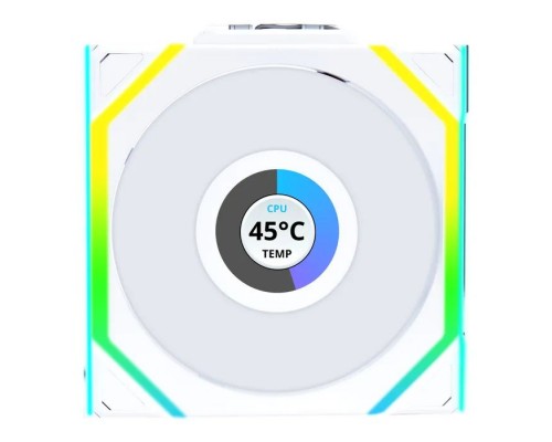 Кулер до корпусу Lian Li Uni Fan SL WIRELESS LCD Reverse, 120-1 (G99.12RSLLCD1W1W.00)