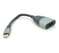 Перехідник USB-C to HDMI F 0.18m black-gray Voltronic (YT-Type-C(M)/HDMI(F)-18cm)