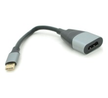 Перехідник USB-C to HDMI F 0.18m black-gray Voltronic (YT-Type-C(M)/HDMI(F)-18cm)