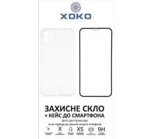 Чохол до мобільного телефона XoKo Ultra Thin Proof + Glass Full Cover Ultra-Thin iPhone 14 Pro Black (XK-CS-ULT-AP-IP14PR)