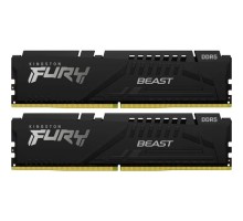 Модуль пам'яті для комп'ютера DDR5 128GB (2x64GB) 5600 MHz Beast Black Kingston Fury (ex.HyperX) (KF556C40BBK2-128)