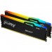 Модуль пам'яті для комп'ютера DDR5 128GB (2x64GB) 5600 MHz Beast RGB Kingston Fury (ex.HyperX) (KF556C40BBAK2-128)