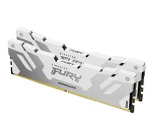 Модуль пам'яті для комп'ютера DDR5 32GB (2x16GB) 8000 MHz Renegade White Kingston Fury (ex.HyperX) (KF580C38RWK2-32)