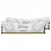 Модуль пам'яті для комп'ютера DDR5 32GB (2x16GB) 8000 MHz Renegade White Kingston Fury (ex.HyperX) (KF580C38RWK2-32)