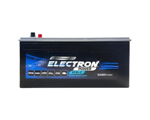 Акумулятор автомобільний ELECTRON TRUCK SHD SMF EFB 240Ah бокова(+/-) (1300EN) (740002130)
