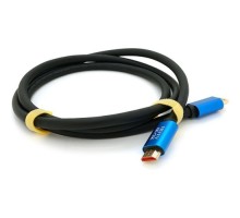 Кабель мультимедійний HDMI M to HDMI M 1.5m V2.0 4Kx2K black Merlion (YT-HDMI(M)/(M)4KV2.0-1.5m/19117)