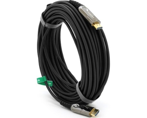 Кабель мультимедійний HDMI M to HDMI M 20.0m V2.0 4K UHD black VEGGIEG (YT-HDMI(M)/(M)HA-20/19719)