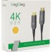 Кабель мультимедійний HDMI M to HDMI M 20.0m V2.0 4K UHD black VEGGIEG (YT-HDMI(M)/(M)HA-20/19719)