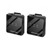 Мікрофон Vention USB-C 2-Pack Wireless Lavalier Black (NCBB0)