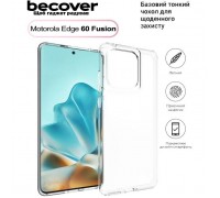 Чохол до мобільного телефона BeCover Motorola Edge 60 Fusion Transparent (713773)