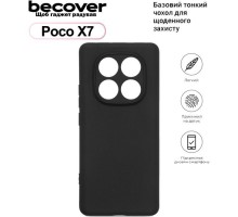 Чохол до мобільного телефона BeCover Poco X7 Black (713777)