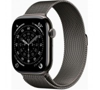 Смарт-годинник Apple Watch Series 11 GPS + Cellular 46mm Slate Titanium Case with Slate Milanese Loop - M/L (MFD44RK/A)