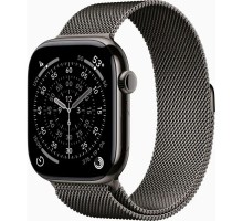 Смарт-годинник Apple Watch Series 11 GPS + Cellular 46mm Slate Titanium Case with Slate Milanese Loop - M/L (MFD44RK/A)