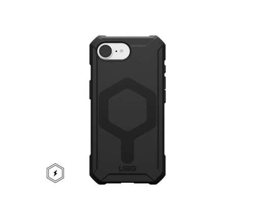 Чохол до мобільного телефона UAG iPhone 16E (4th Gen, 2025) Essential Armor MagSafe Black (114496114040)
