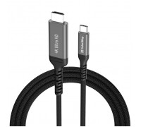 Кабель мультимедійний USB-C to HDMI M 2.0m 4K60Hz black ColorWay (CW-CBCHD077-BK)