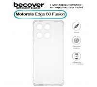 Чохол до мобільного телефона BeCover Anti-Shock Motorola Edge 60 Fusion Clear (713805)